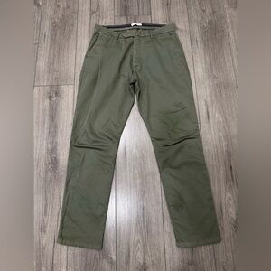 Luca Faloni Summer Chinos Pants Green Sz UK 32 FLAW